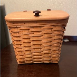 Longaberger handwoven medium mail basket.